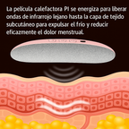 Cinturón de calor y masaje para dolor menstrual