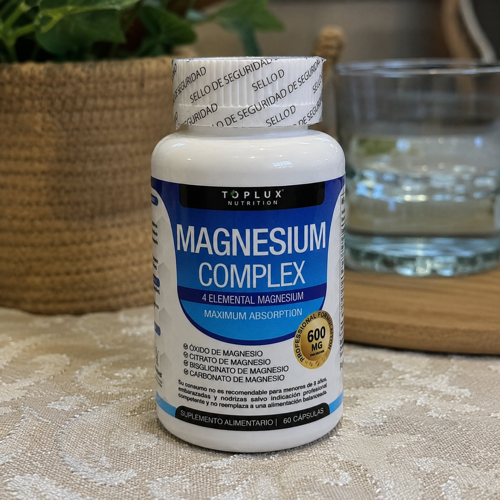 Magnesium Complex 600 mg | 4 Fuentes de Magnesio