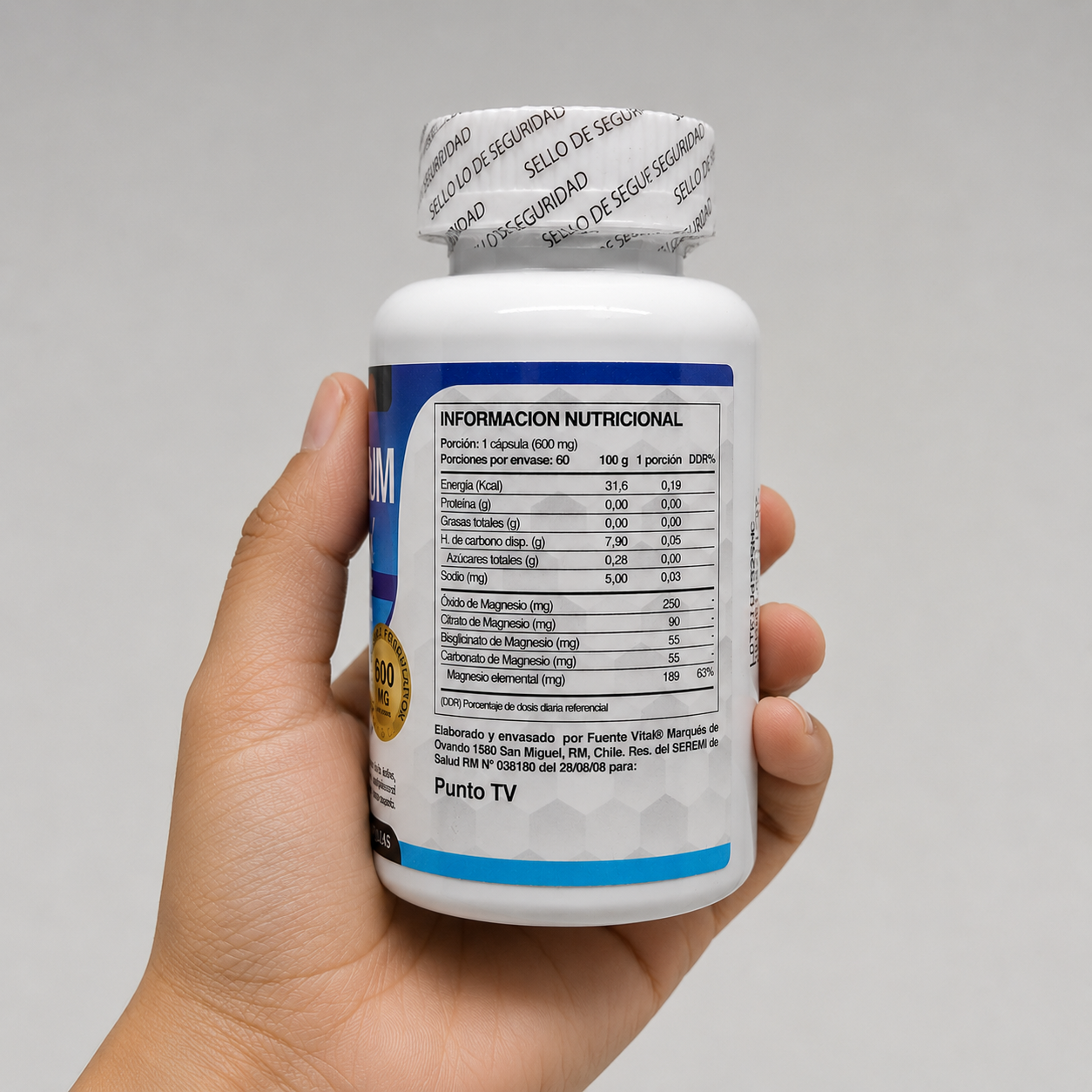 Magnesium Complex 600 mg | 4 Fuentes de Magnesio
